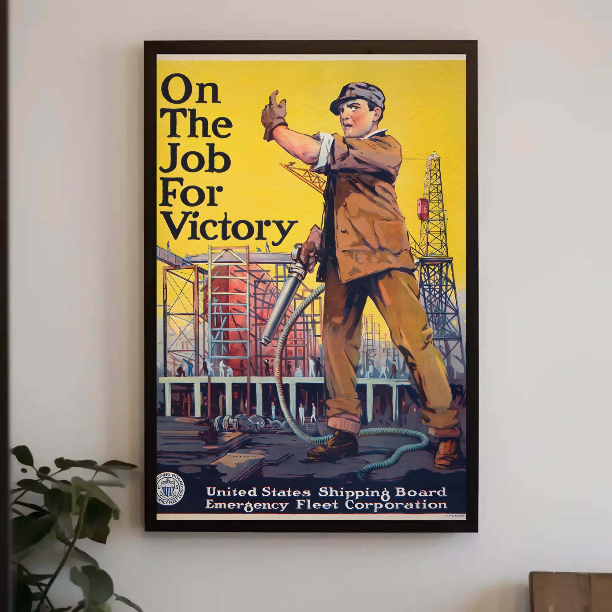 On The Job For Victory - Portrait