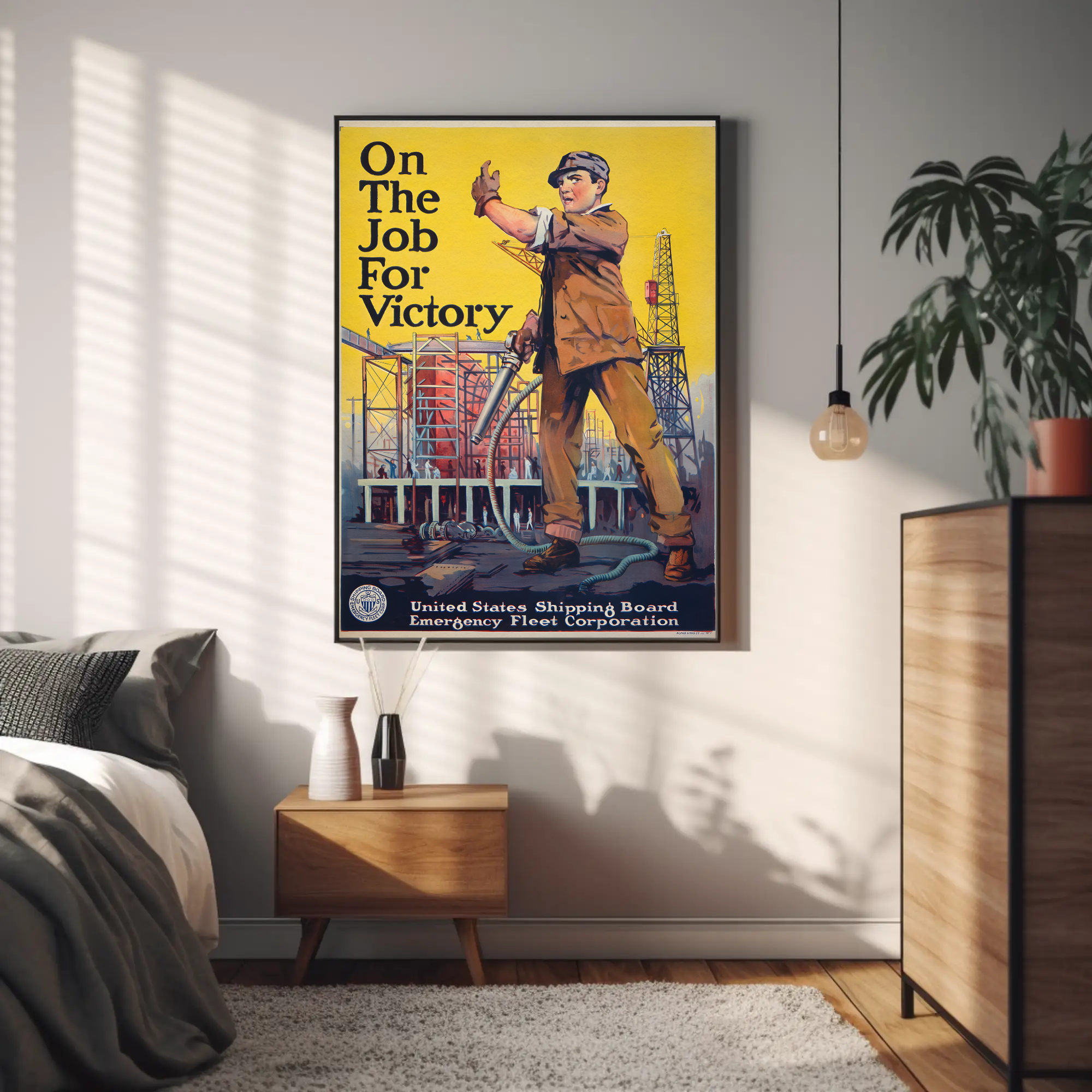 On The Job For Victory - Portrait