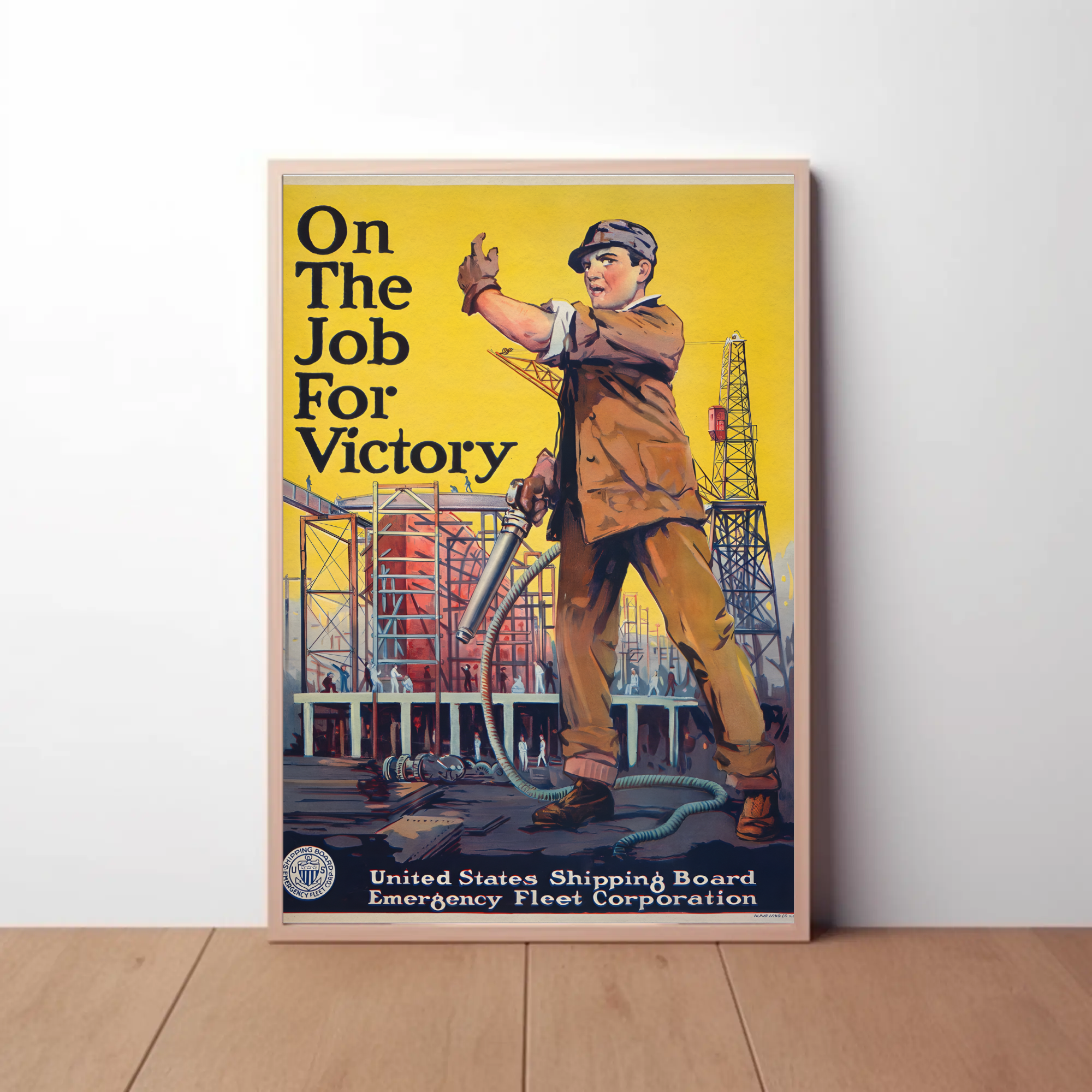 On The Job For Victory - Portrait